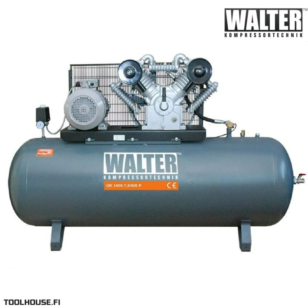 Walter GK 1400-7.5 / 500 P. Valurauta kompressori