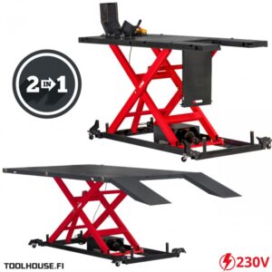 moottoripyöränostin 230v