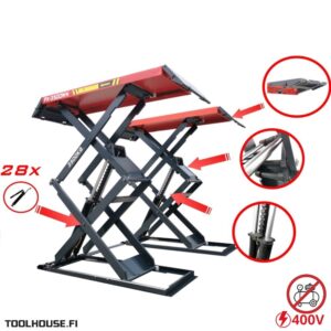 saksinostin 3500kg sähkölukoilla