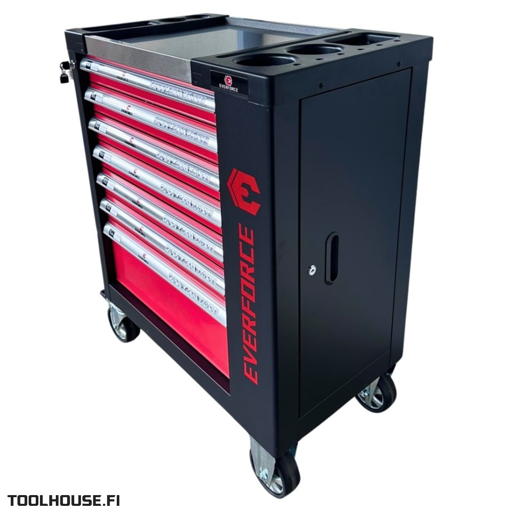 työkaluvaunu työkaluilla 7-laatikko
