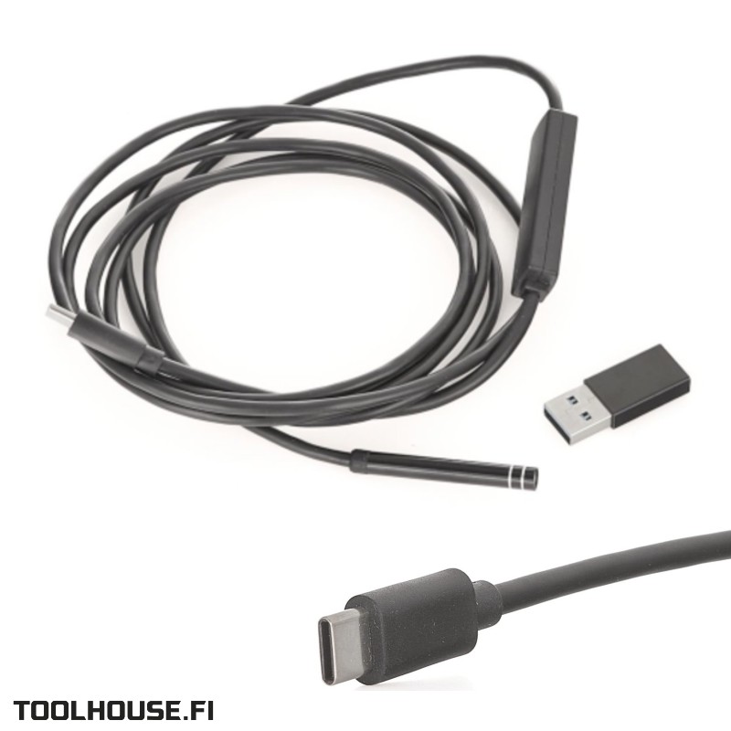 Tarkastuskamera, USB-c