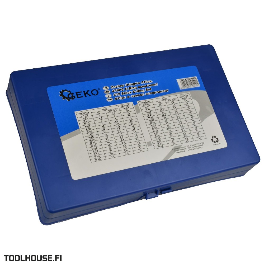 O-rengas lajitelma nitriilikumi 419