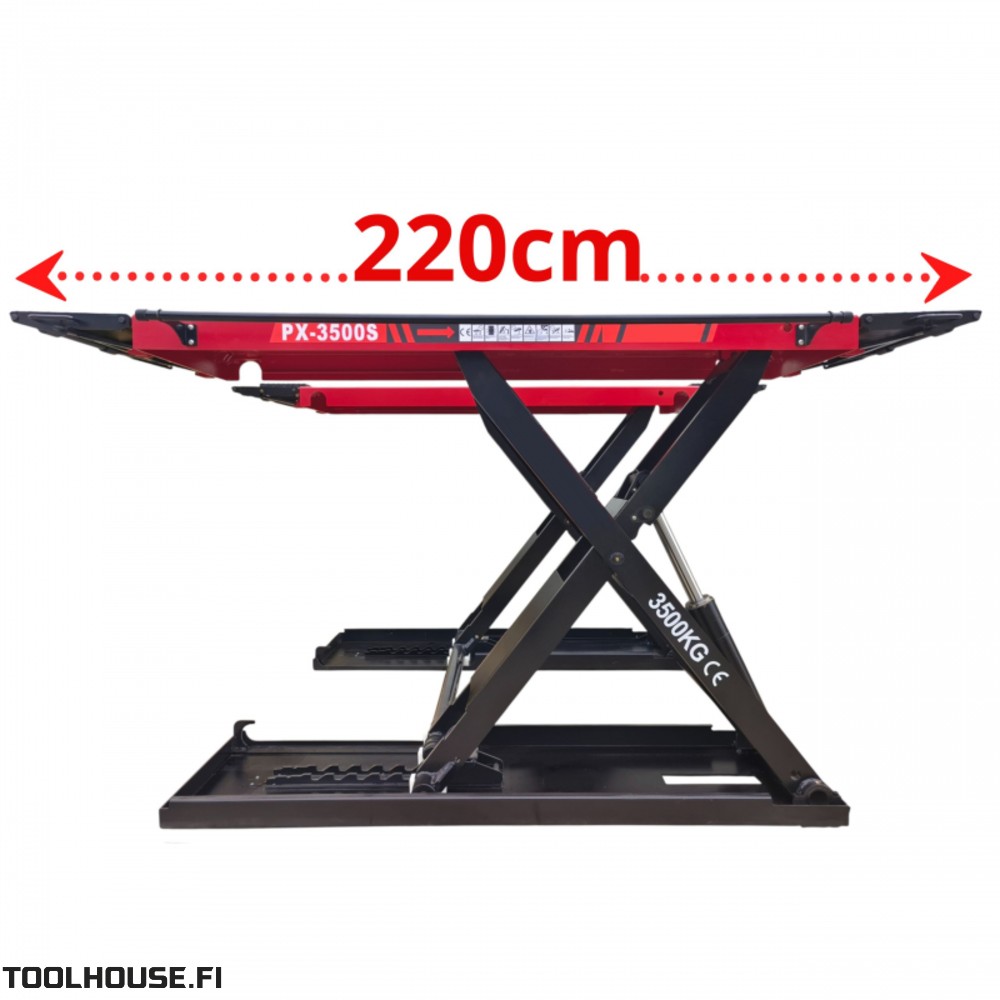 saksinostin sähkölukoilla 120cm
